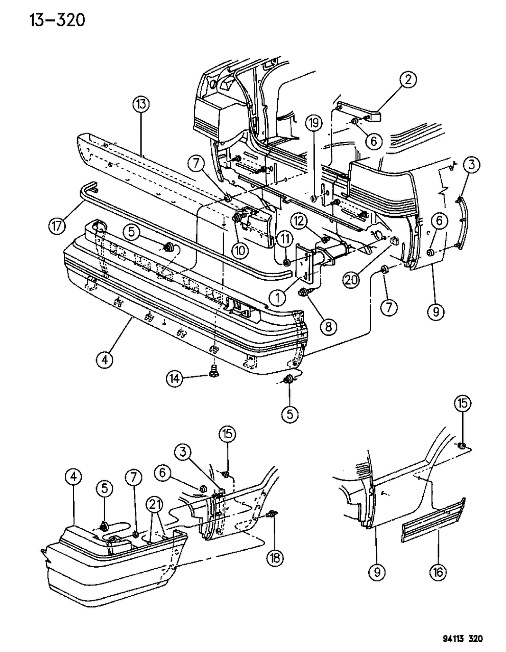 Mopar 4676399 Nerf Assembly, Rear