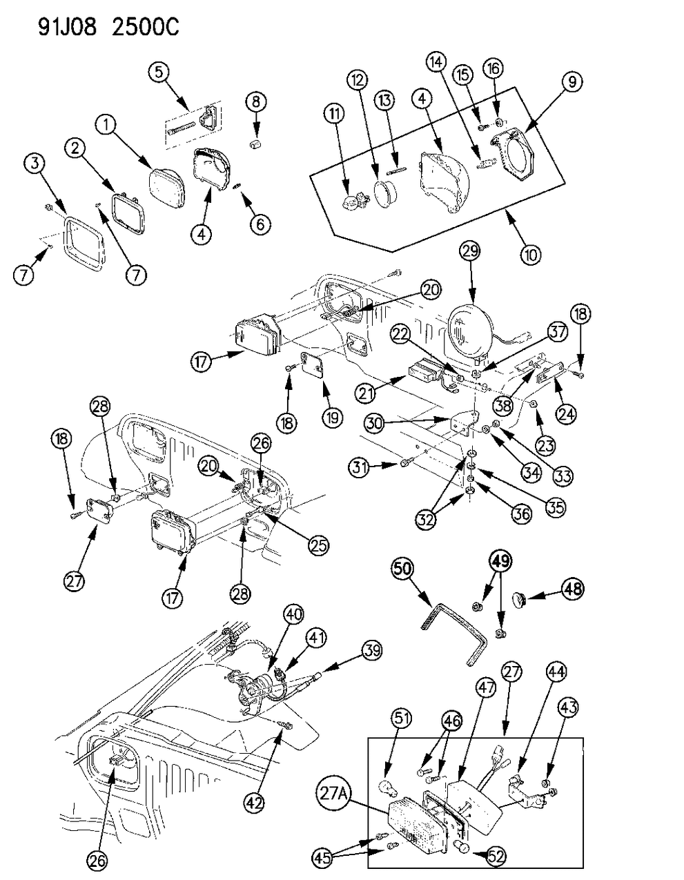 Mopar 56003086 Headlamp Assembly, ECE Mopar 56003086 Headlamp Assembly, ECE