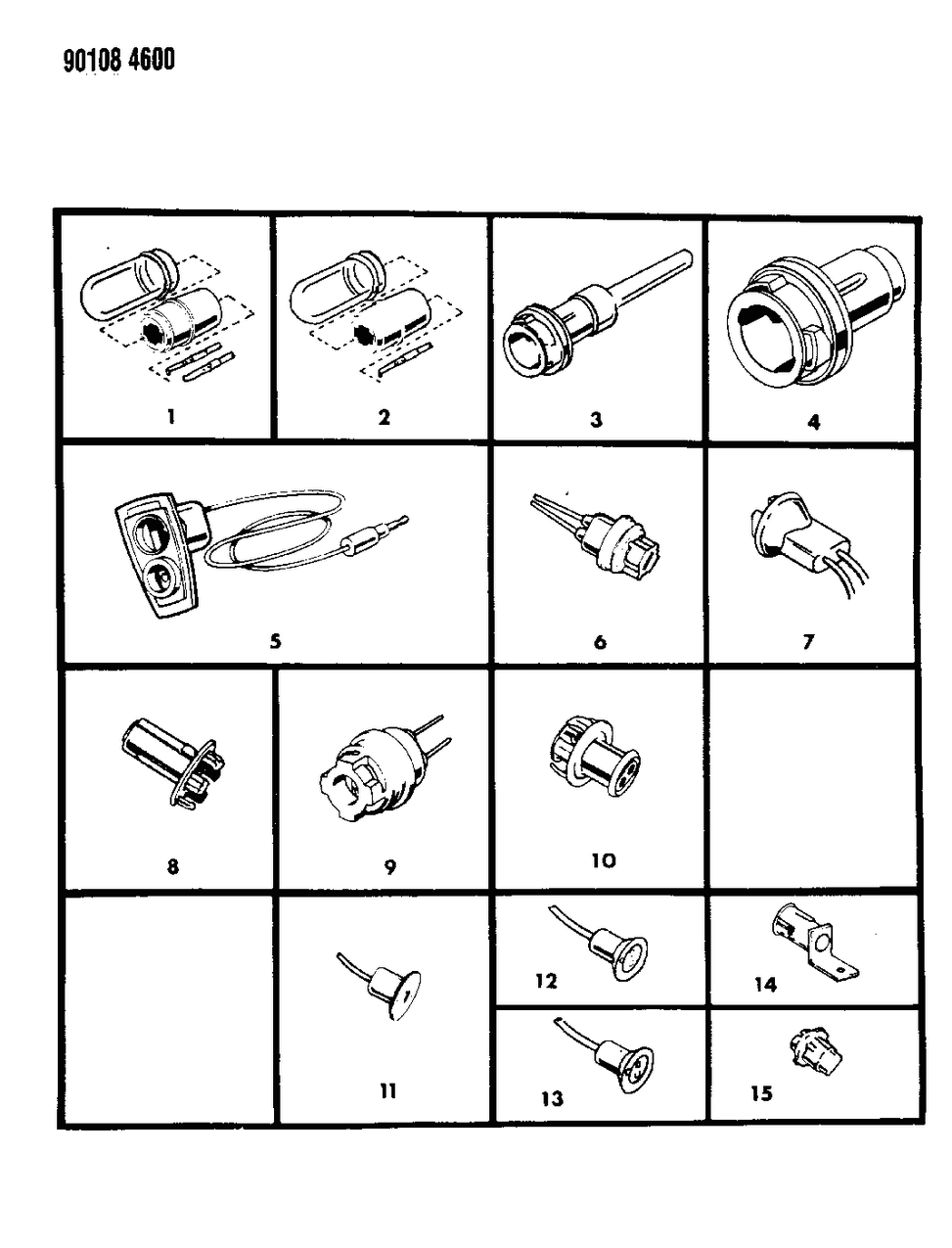Mopar 4450817 Socket And Cable, High - Mounted Stop Lamp 4450817 Mopar Socket And Cable, High - Mounted Stop Lamp