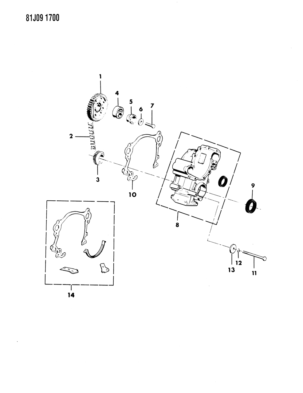 Mopar J8129098 Gasket Package Mopar J8129098 Gasket Package