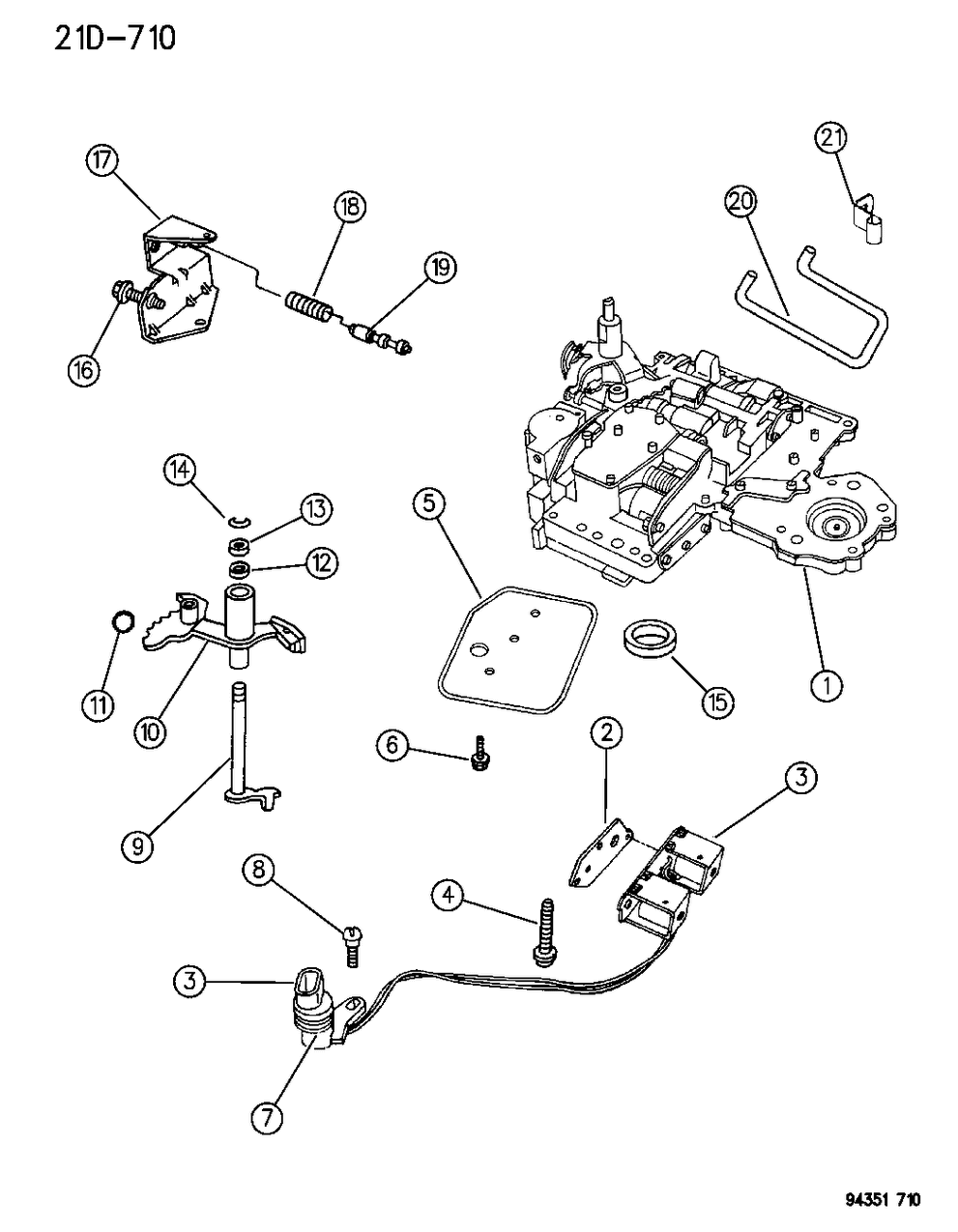 Mopar 4746115 SEAL PKG-VLV BDY & SERVO