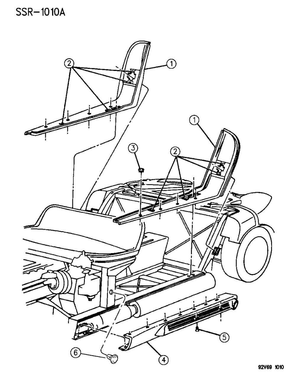 Mopar 4708432 Applique, Sill Cover Anti Chip, Rear Passenger Side
