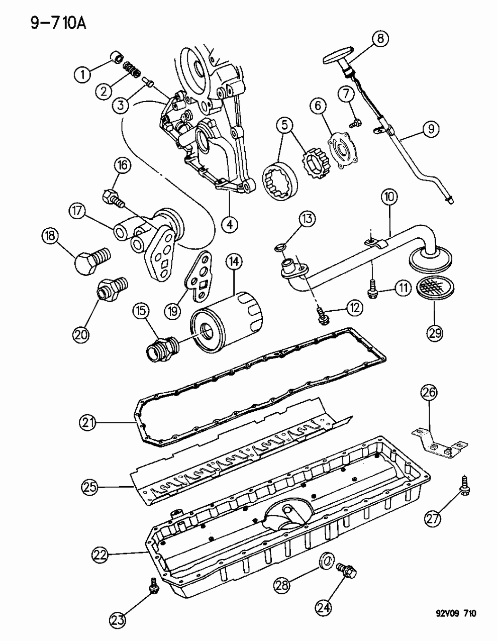 Mopar 4886503AA Adapter, Oil Filter, W/Thermostat