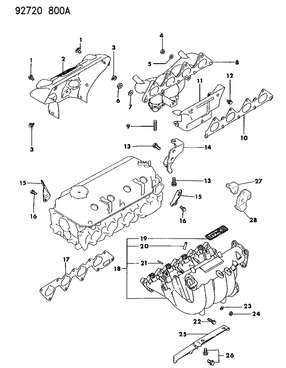 Mopar MA152484 Nut, Manifold