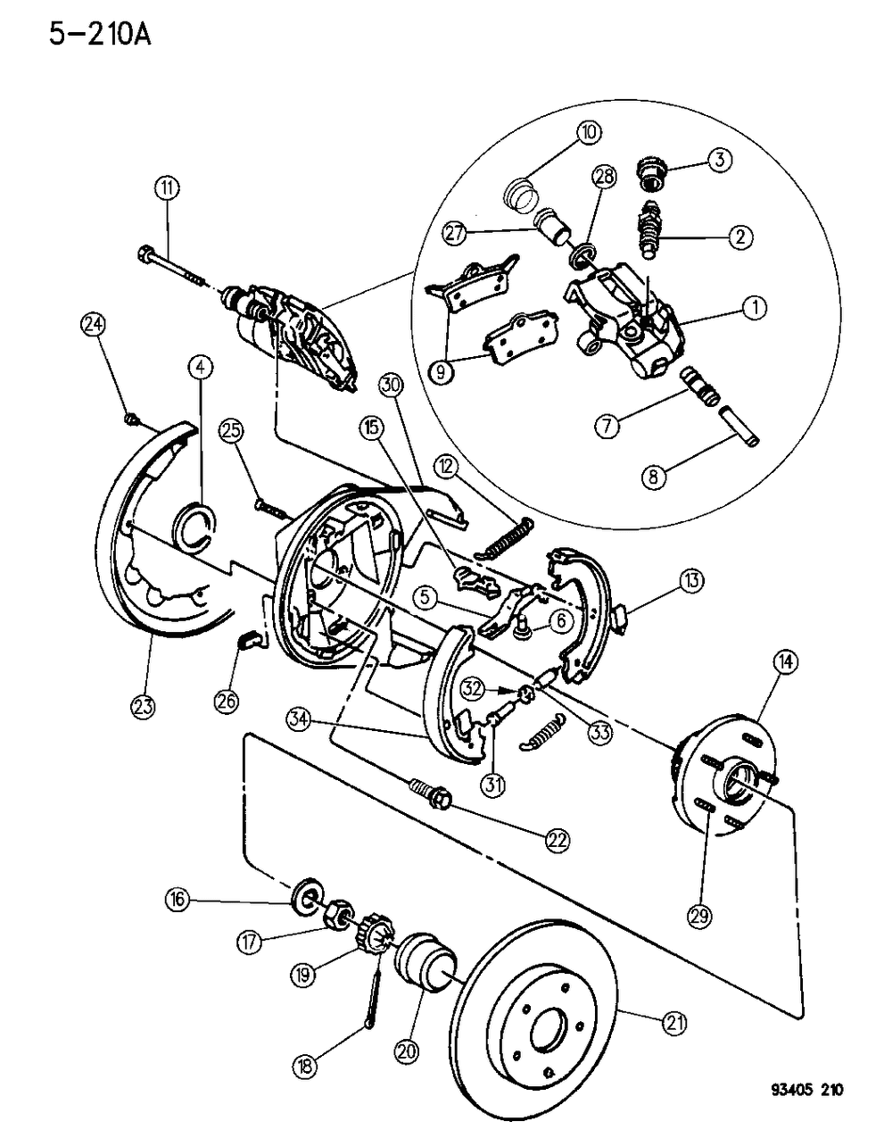 Mopar 4695138 W/ABS, W/Or W/O Traction Control 1996, Right, Rear Mopar 4695138 W/ABS, W/Or W/O Traction Control 1996, Right, Rear