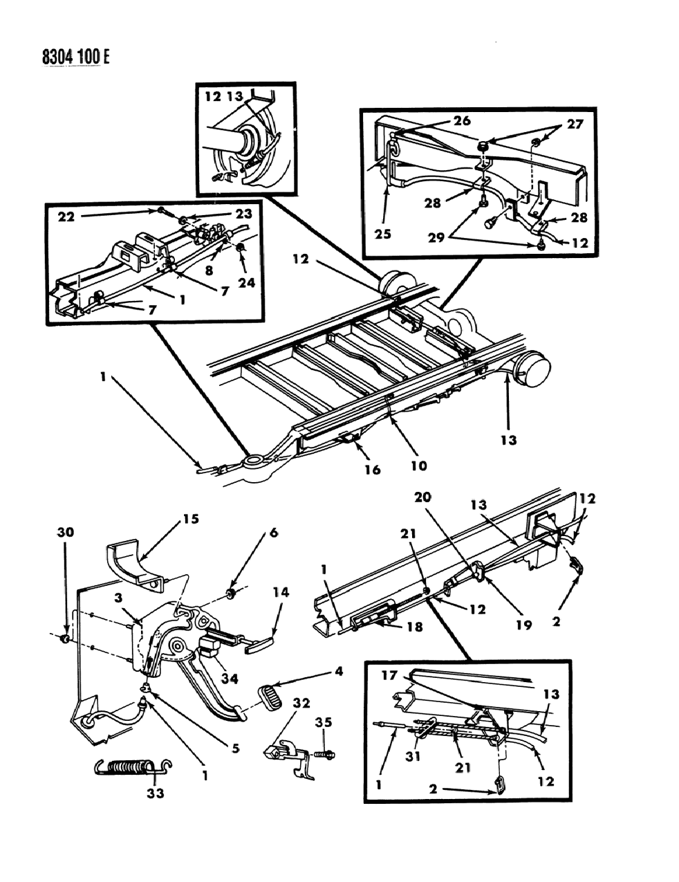 Mopar 52008165 Rear Cable