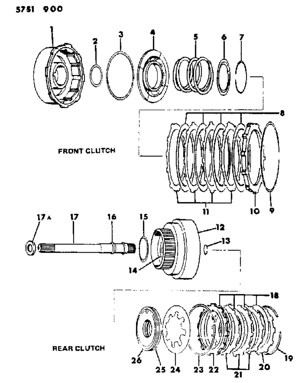 Mopar 4058982 Plate, Input Shaft Thrust, 1" O.D.
