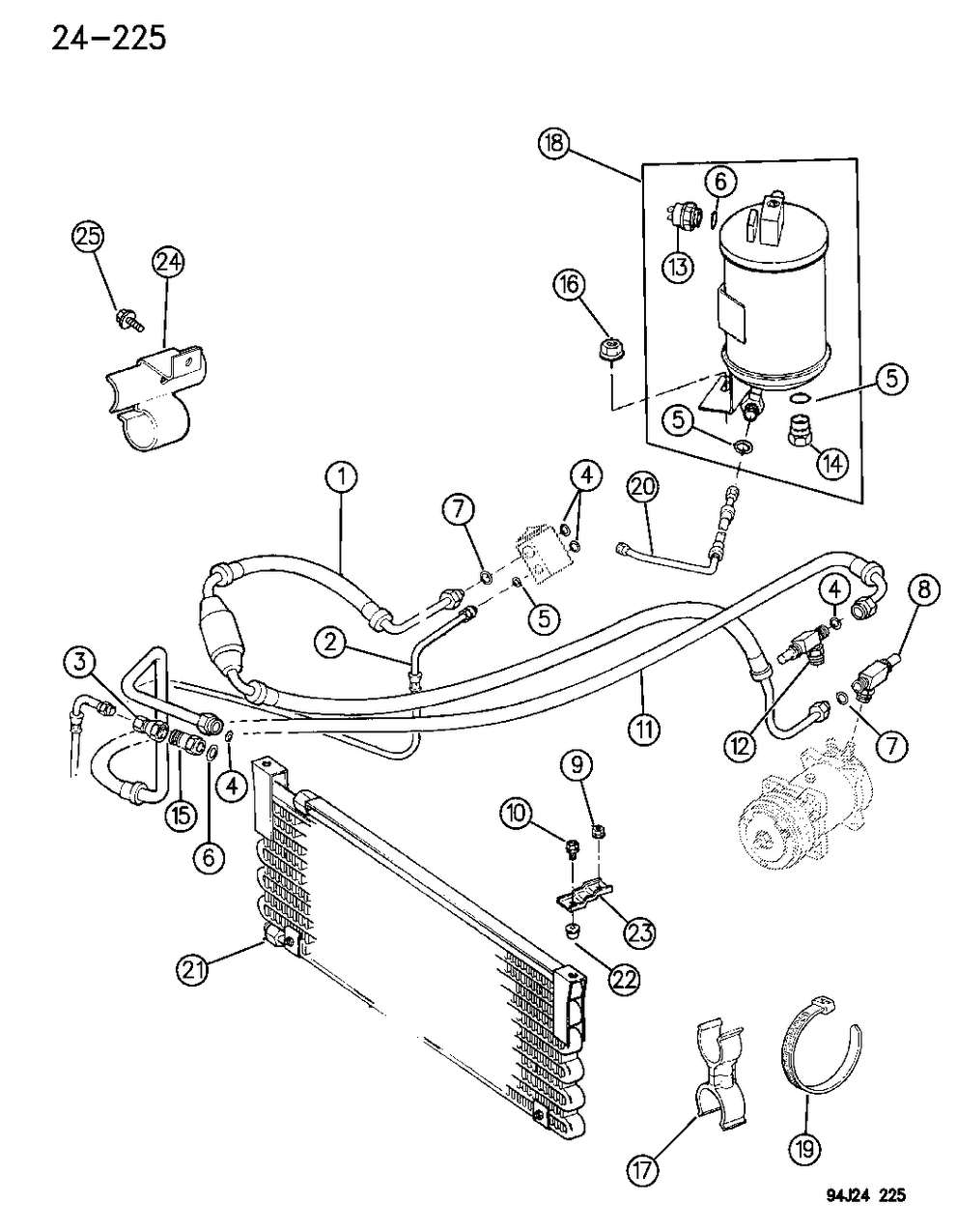 Mopar 56001227 Line, Liquid Condenser To Drier