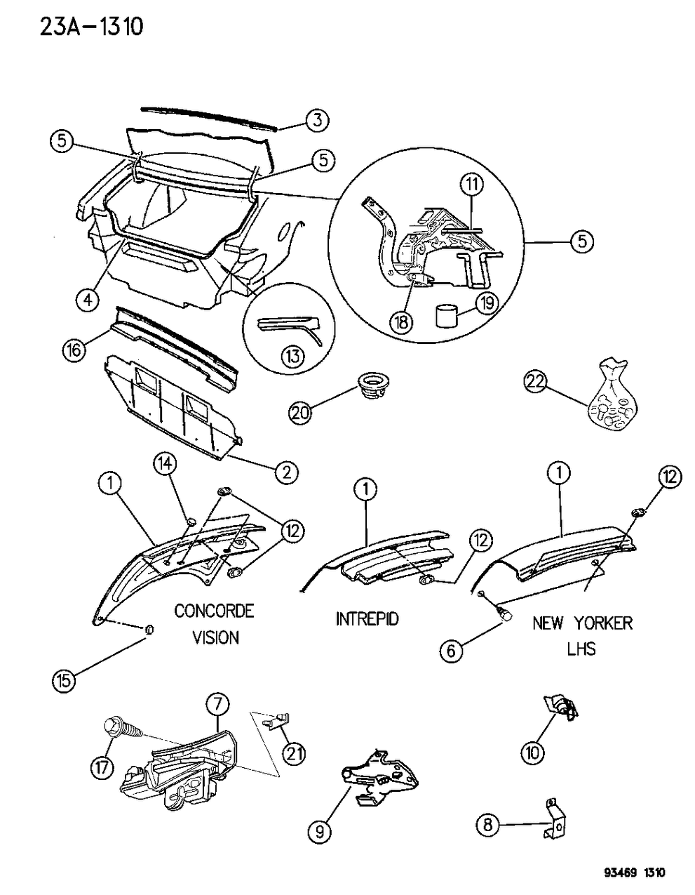 Mopar 4756135 Panel, Deck Opening Upper Mopar 4756135 Panel, Deck Opening Upper