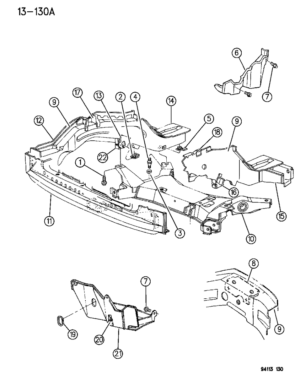 Mopar 6503272 Nut, W/Retainer, Front Suspension Crossmember 6503272 Mopar Nut, W/Retainer, Front Suspension Crossmember