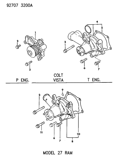 Bolt, Flange (8X65) Q Engine Diagram for MF140238