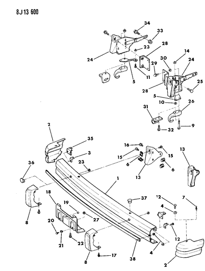 Nut Hexagon Flange Lock M14Z2, Front Lower Diagram for 11502814