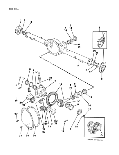 1984 Dodge W150 Screw Package, Drive Gear, 3/8-24 (10 Screws) Diagram for 2852883