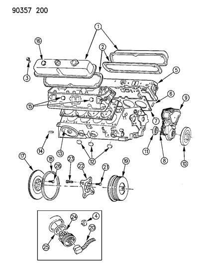 Plug, Cylinder Head Cover Diagram for 3640339