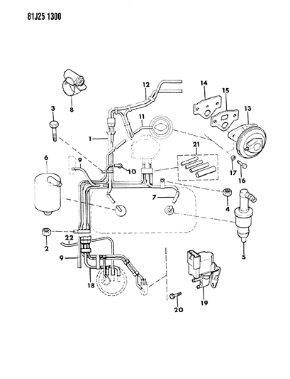 Gasket, EGR Valve Diagram for 33004185