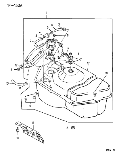 2020 Ram ProMaster City Bolt And Washer (8X20) - W/Intercooler 1987 Diagram for MF247249