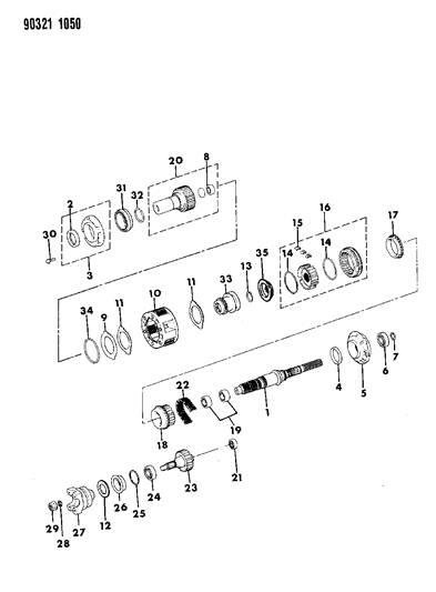 Sprocket, Drive, With Bearings Diagram for 4636963