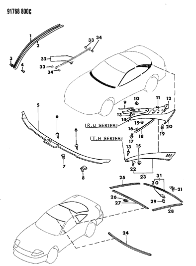 Screw, Front Door (Tapping, Black 4X10) Diagram for MF453076