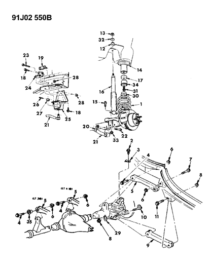 Screw Hexagon Flange Head M8X1.25X30 Diagram for J4200402
