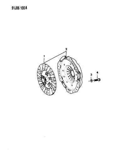Pressure Plate Diagram for 4638411AB