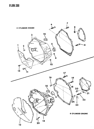 Grommet, Sensor Clutch Housing Diagram for 53006010