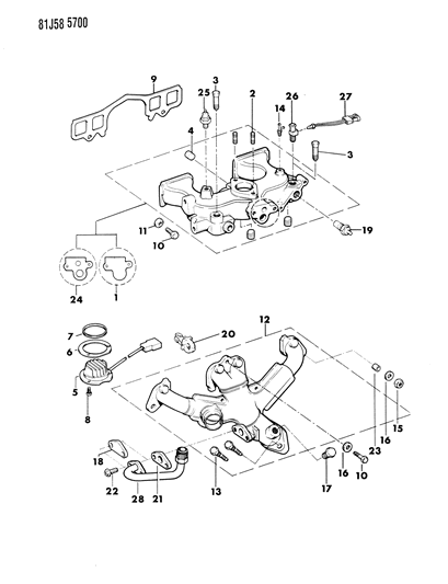 Gasket Diagram for J3242854