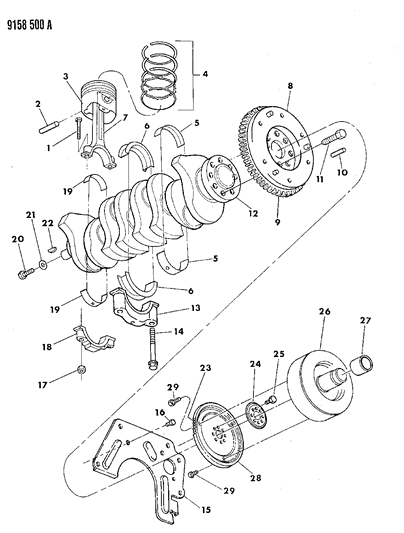 Converter, Torque W/Edf Injected Engine Diagram for 4471967