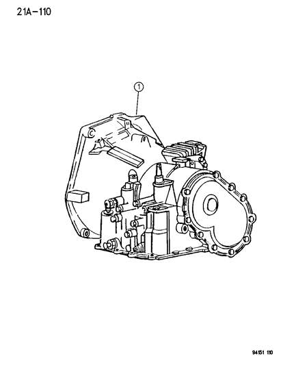 Transaxle Assembly, 3 Speed Automatic, 31Th Diagram for R4773351AA