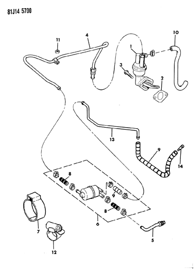 2021 Jeep Compass Filter Package, Fuel Diagram for 83500998