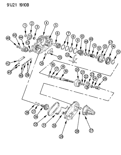 Pin, Fork To Rail Roll Diagram for 1664355