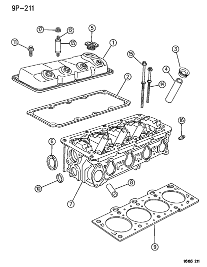 Seal, Spark Plug Tube Diagram for 4648605