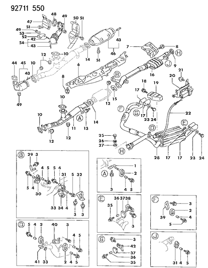 Nut , (Flange 8) Dual Cam, U - Series Diagram for MD000569