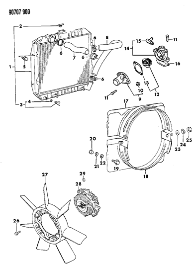 1996 Chrysler New Yorker Washer, Spring (6) , California And H/Alternator Diagram for MF450404
