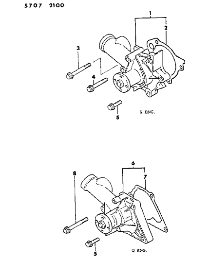 Bolt, Flange (8X28 4T) Diagram for MF140028