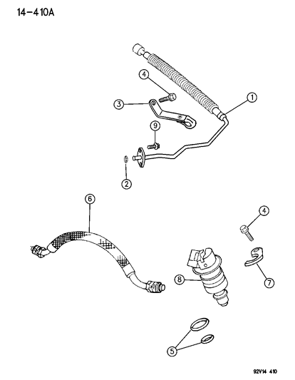 Retainer Fuel Injector Diagram for 5245807