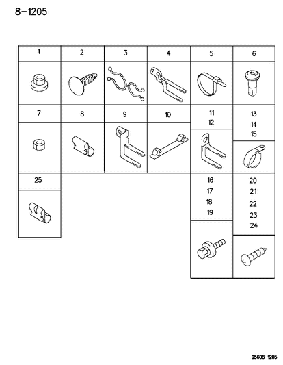 Bolt And Washer, J Engine, Manual Transmission (6 X 10) Diagram for MF240022