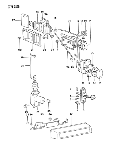 Grommet, Screw (6) 8 Speed & Auto Transmission, Front Diagram for MB223246