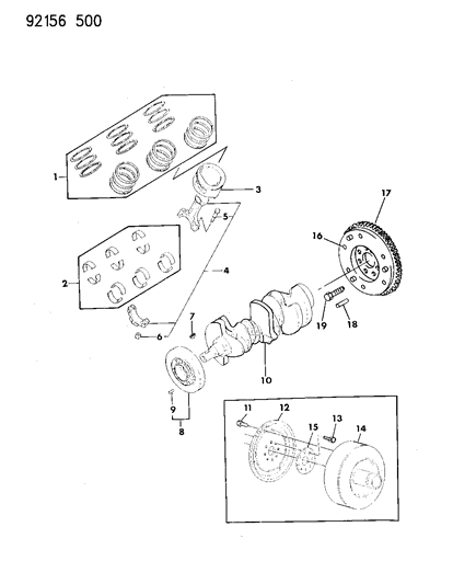2025 Ram ProMaster 1500 Converter, Torque W/Edf Injected Engine Diagram for R4797544AC