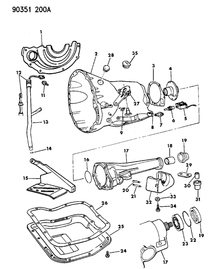 Oil Seal, W/Long Extension, A998, A999 Diagram for 4531216