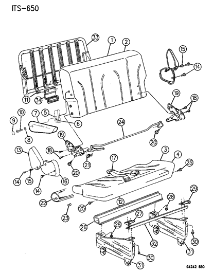 Screw Special Head M8X1.25X32.5 Diagram for 6503286