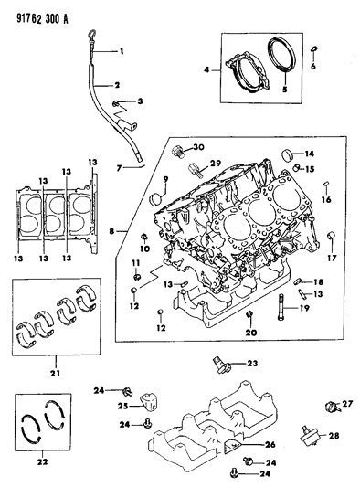 2016 Ram ProMaster City Guide, Oil Level Gauge, Single Cam Diagram for MD166530