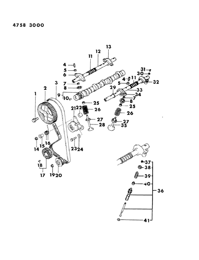 1990 Chrysler New Yorker Nut, Flange (8Mm) , Up To 2/85 Diagram for MF434104
