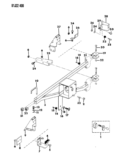 Nut Hexagon Flange Lock Diagram for J4005142