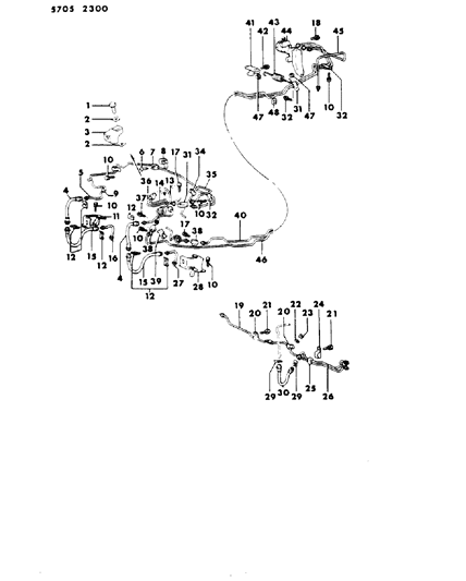 Screw, Fuel Vapor Control Line (6 X 12) Diagram for MF453045