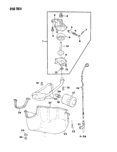 2021 Ram ProMaster 1500 Screw, Power Steering Pump Pressure Hose Clamp To Frame Diagram for 6500151