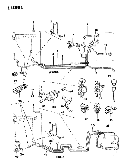 2024 Jeep Compass O - Ring Repair Package, Plastic Connectors Only Diagram for 83502745