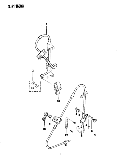 Handle, Regulator Diagram for 35025110