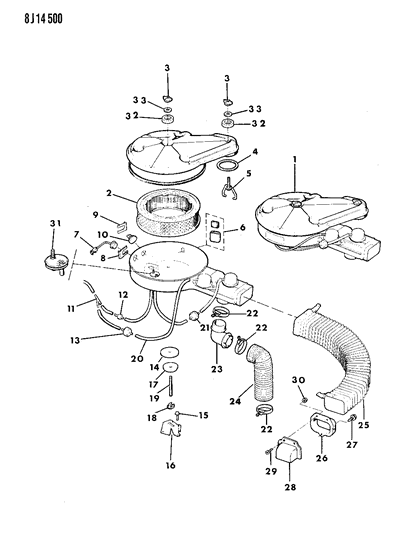 Switch, Thermal Electric Diagram for 33000630
