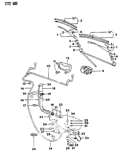 Bolt Hexagon Head M6X20 Diagram for MF244826