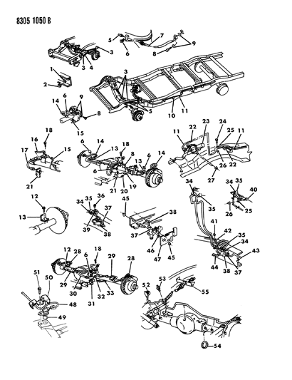 Bolt, Brake Valve To Pressure Limit Valve Tube Clip Diagram for 181065